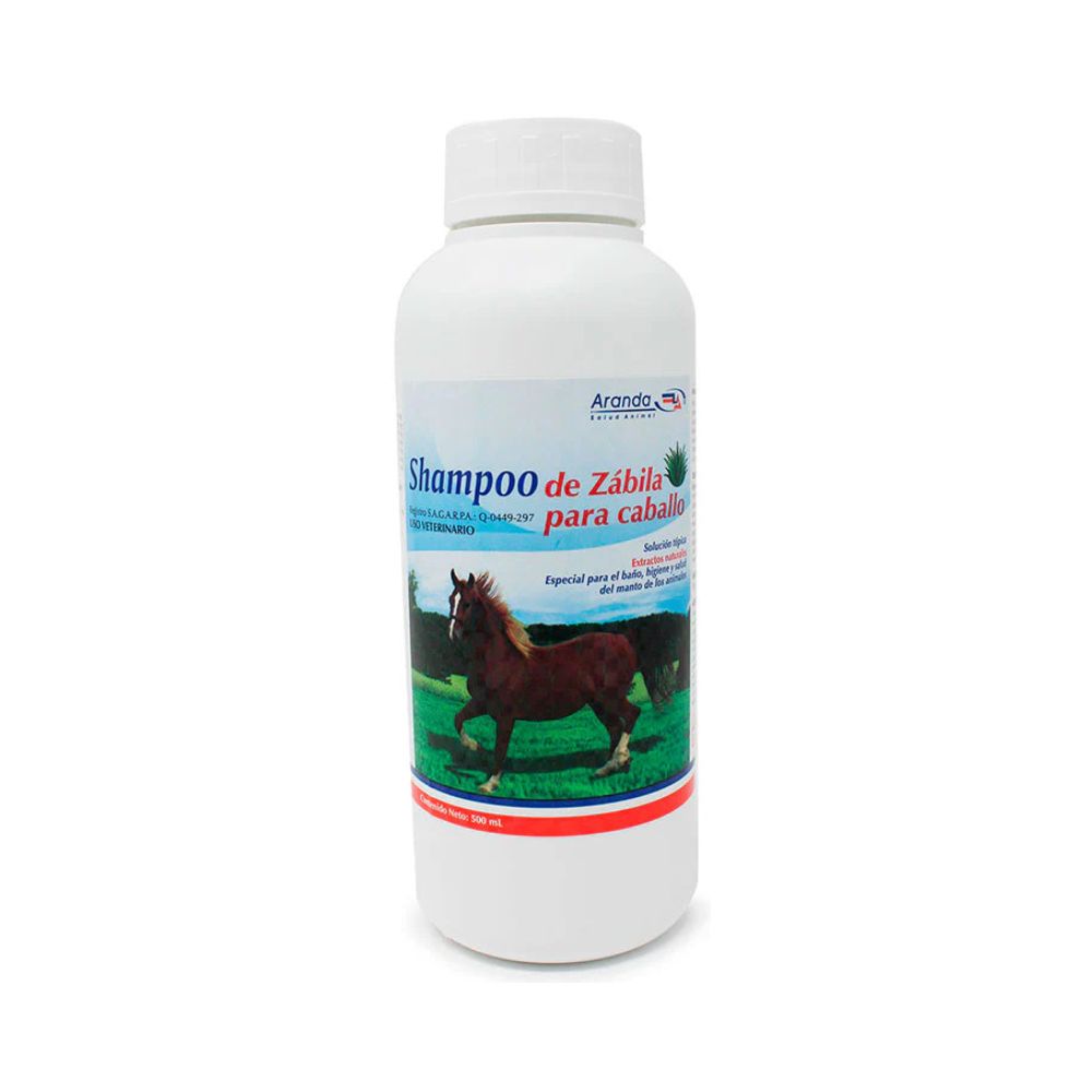 Aranda Shampoo De Zabila Para Caballo 500 Ml