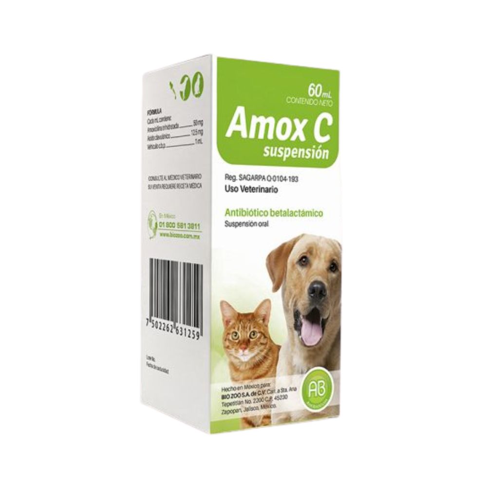 Bio Zoo Amox C Suspensión Oral 60 Ml