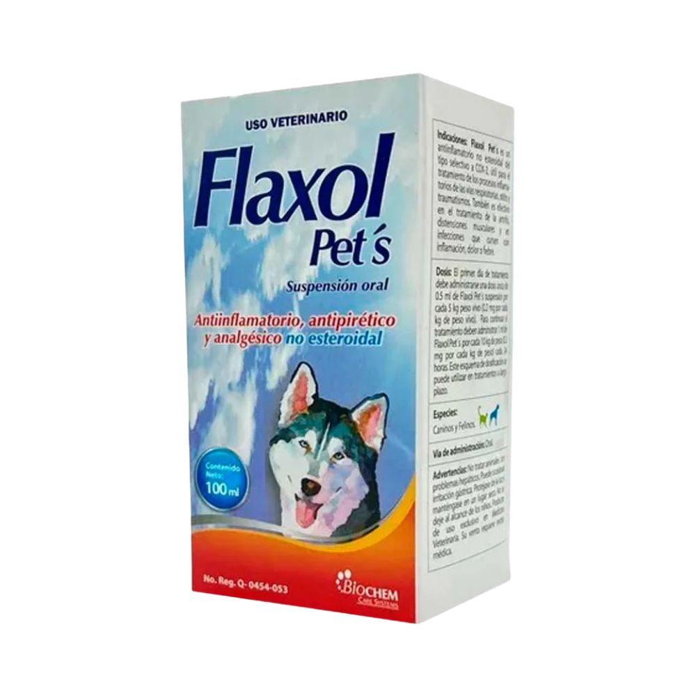 Biochem Flaxol Pets Perro Suspensión Oral 2Mg/100Ml