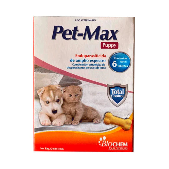 Biochem Pet-Max .5/5Kg 6Tab Puppy
