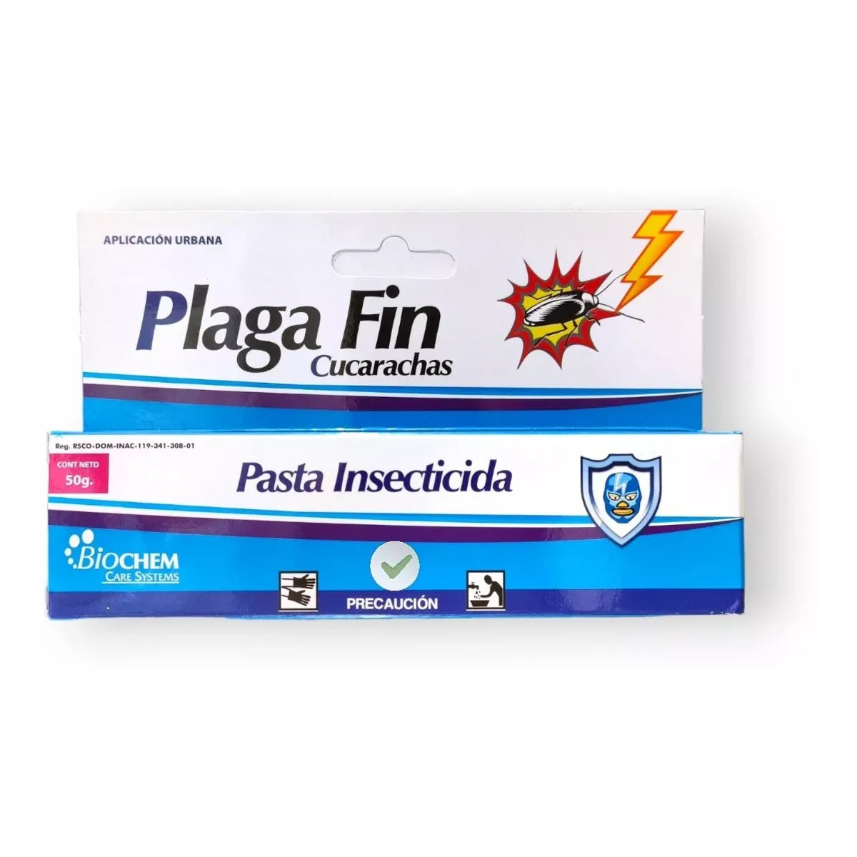 Biochem Plaga Fin Pasta Insecticida Cucaracha 50 G