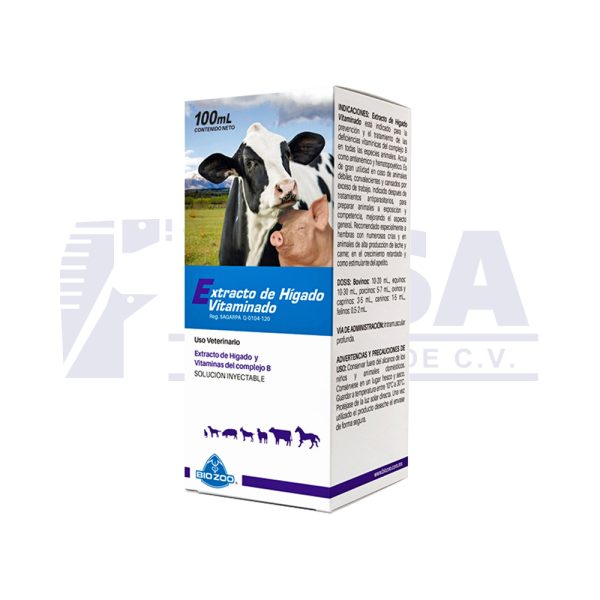 Bio Zoo Extracto De Higado Vitaminado 100 Ml