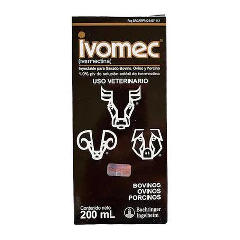 Boehringer Ivomec 1% Inyectable 200 Ml
