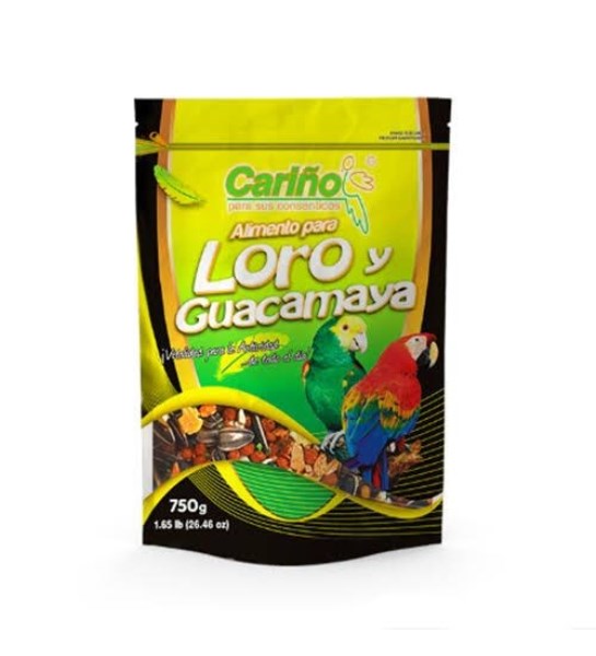 Cariño Alimento Para Loro Y Guacamaya 750G