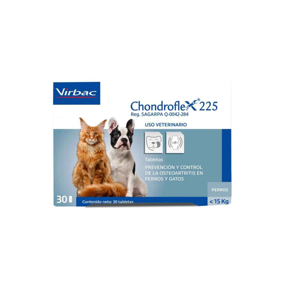 Virbac Chondroflex 225 Mg 30 Tabletas