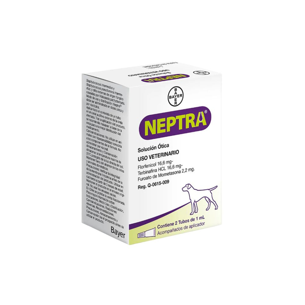 Elanco Neptra Solucion Otica 2 X 1.0 Ml