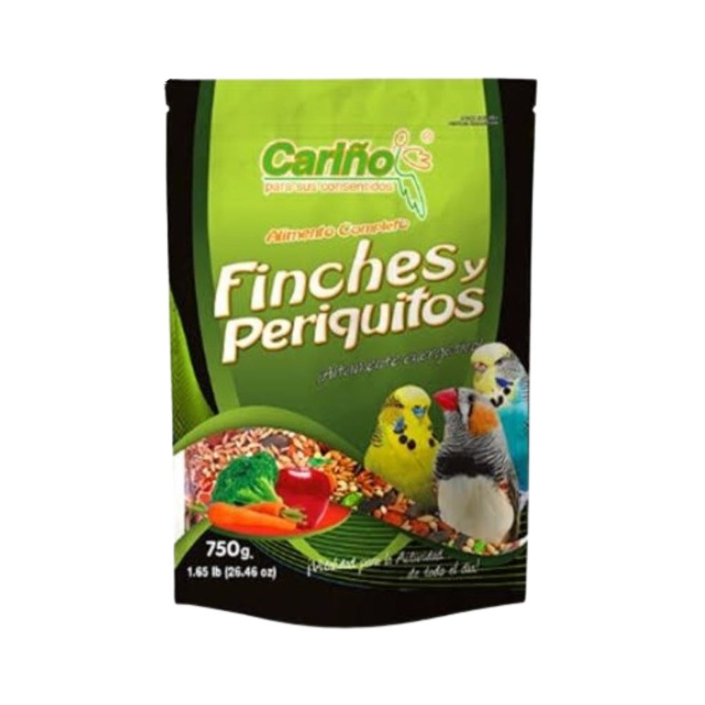 Cariño Alimento Finches Periquitos 750 G