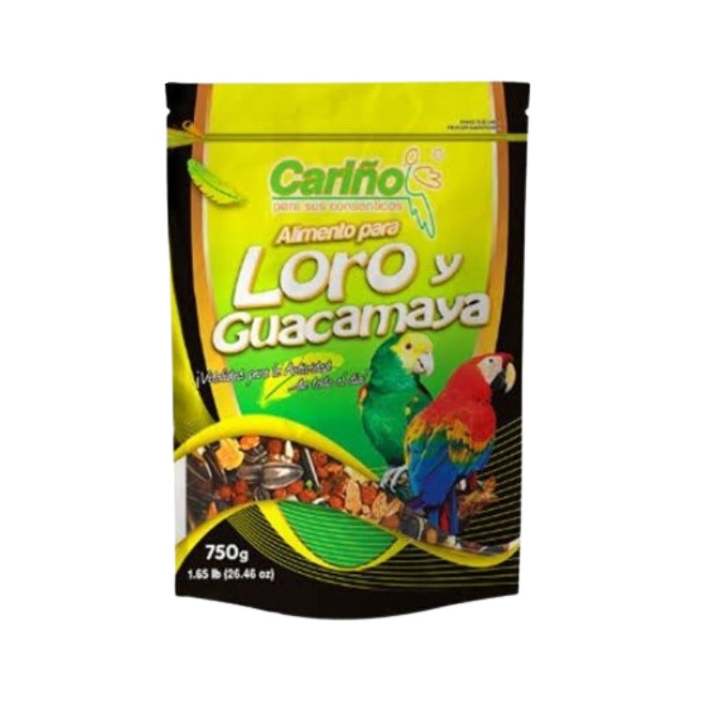 Cariño Alimento Para Loro Y Guacamaya 750G