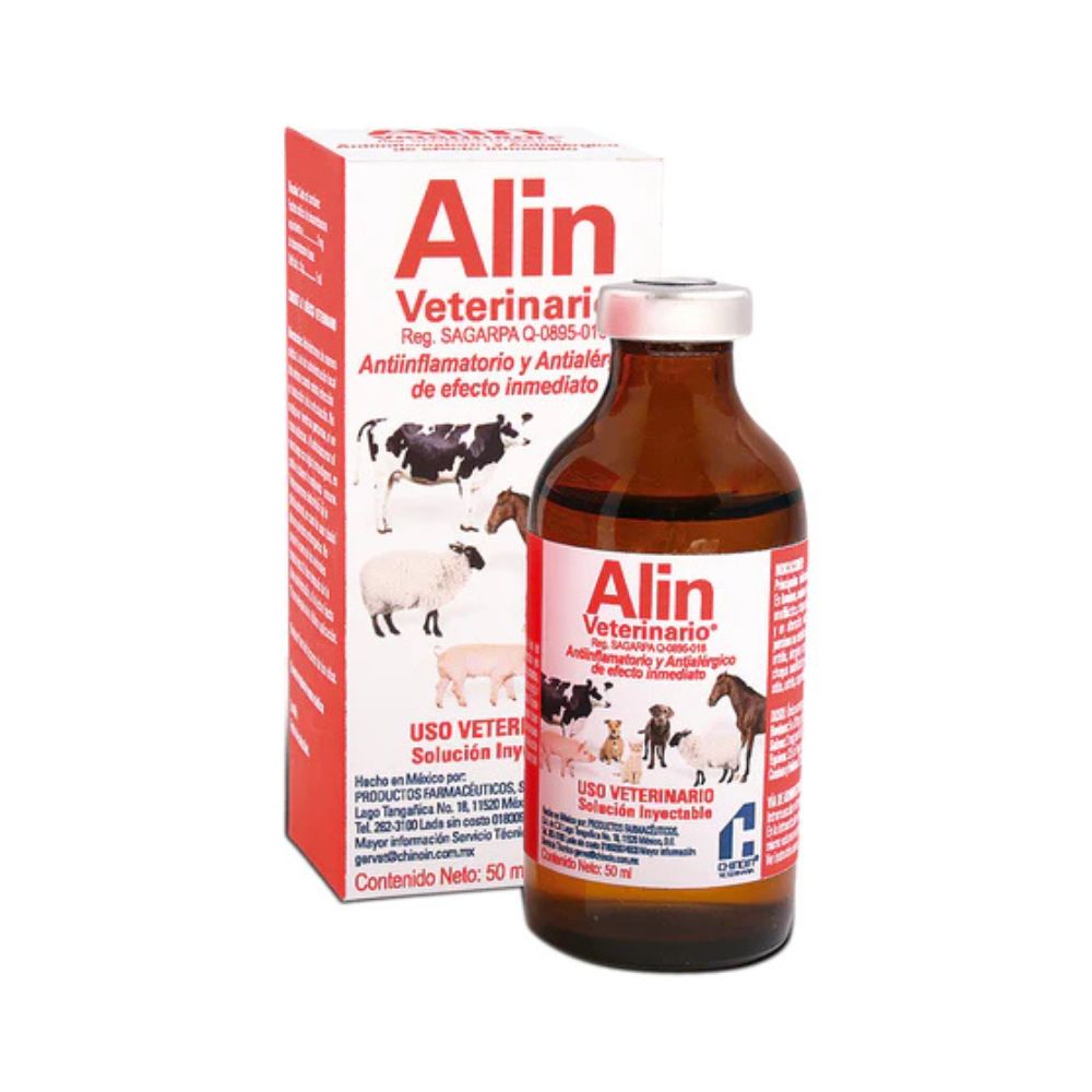 Chinoin Alin Veterinario Inyectable 50Ml