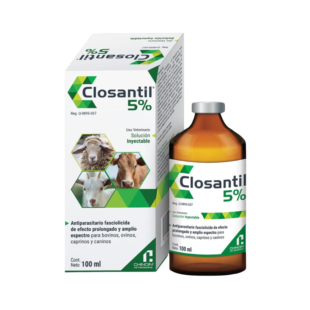Chinoin Closantil Iny. 5% 100 Ml