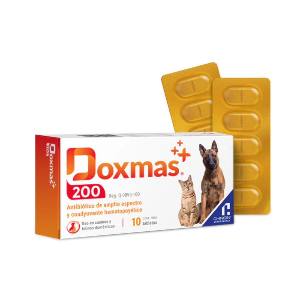 Chinoin Doxmas 200 Doxcicilina 200Mg 10Tabs