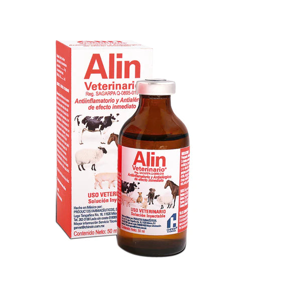Chinoin Alin Veterinario Inyectable 50Ml