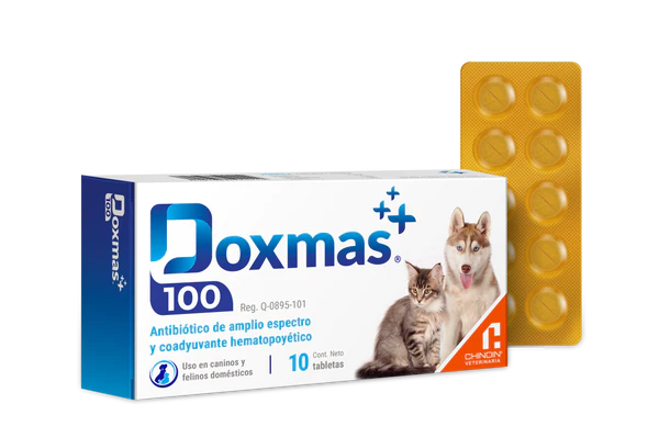 Chinoin Doxmas 100 Doxcicilina 100 Mg 10 Tabs