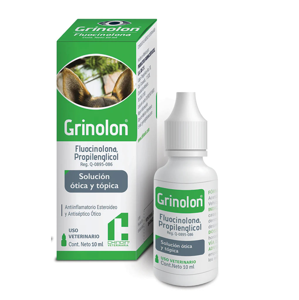Chinoin Grinolon 10 Ml Otica Y Topica