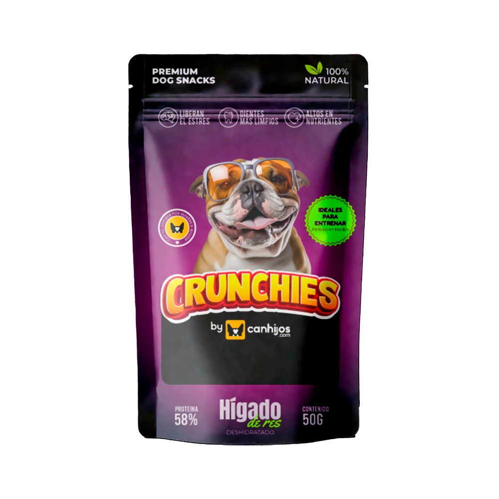 Crunchies Higado De Res 50G