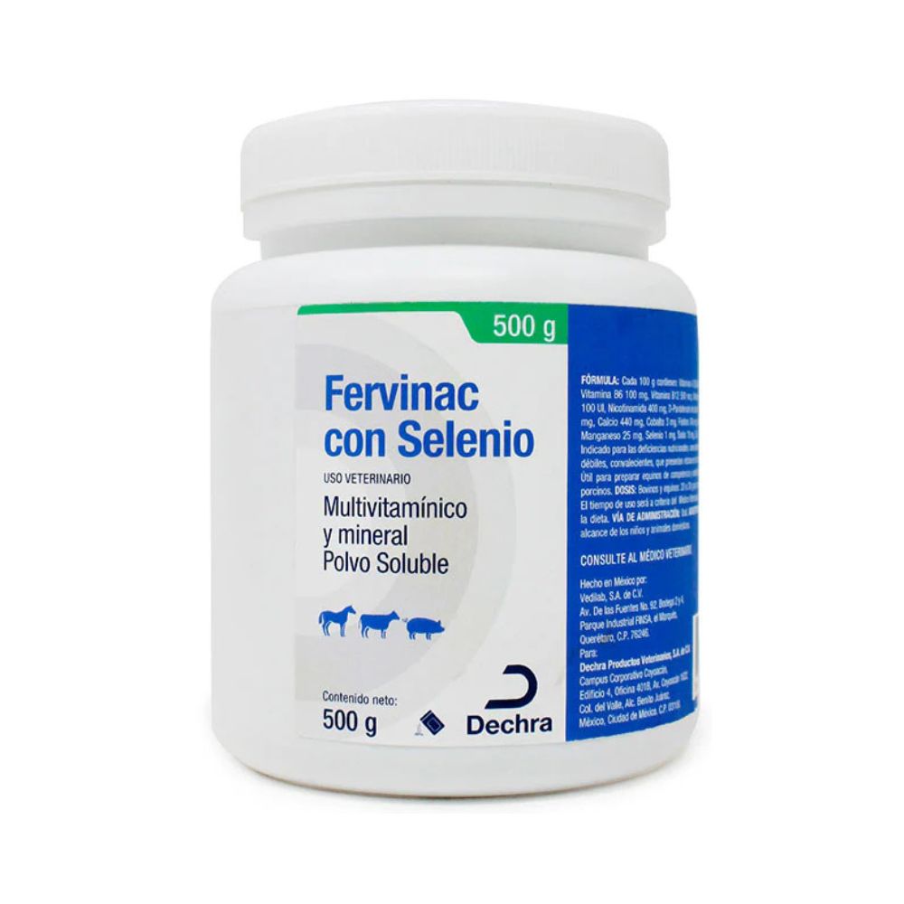 Dechra Fervinac Con Selenio Polvo 500G