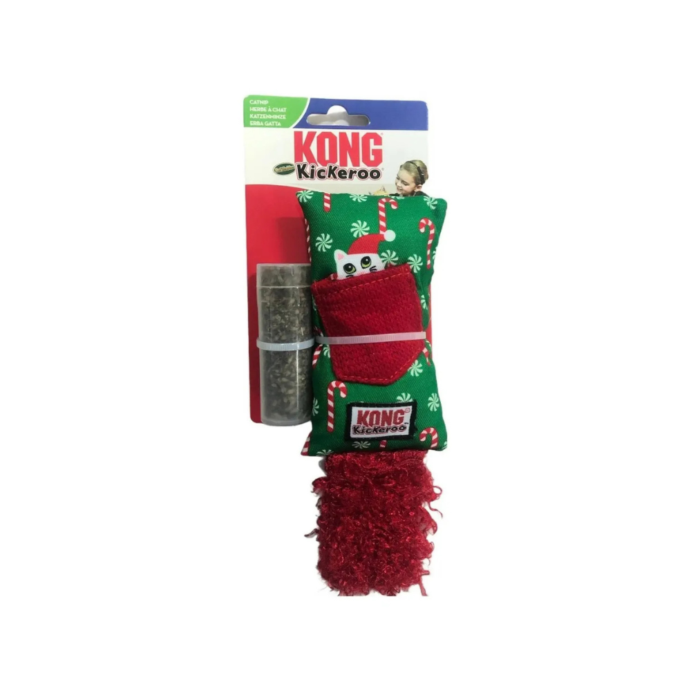 Kong Holliday Kickeroo Refillables Catnip