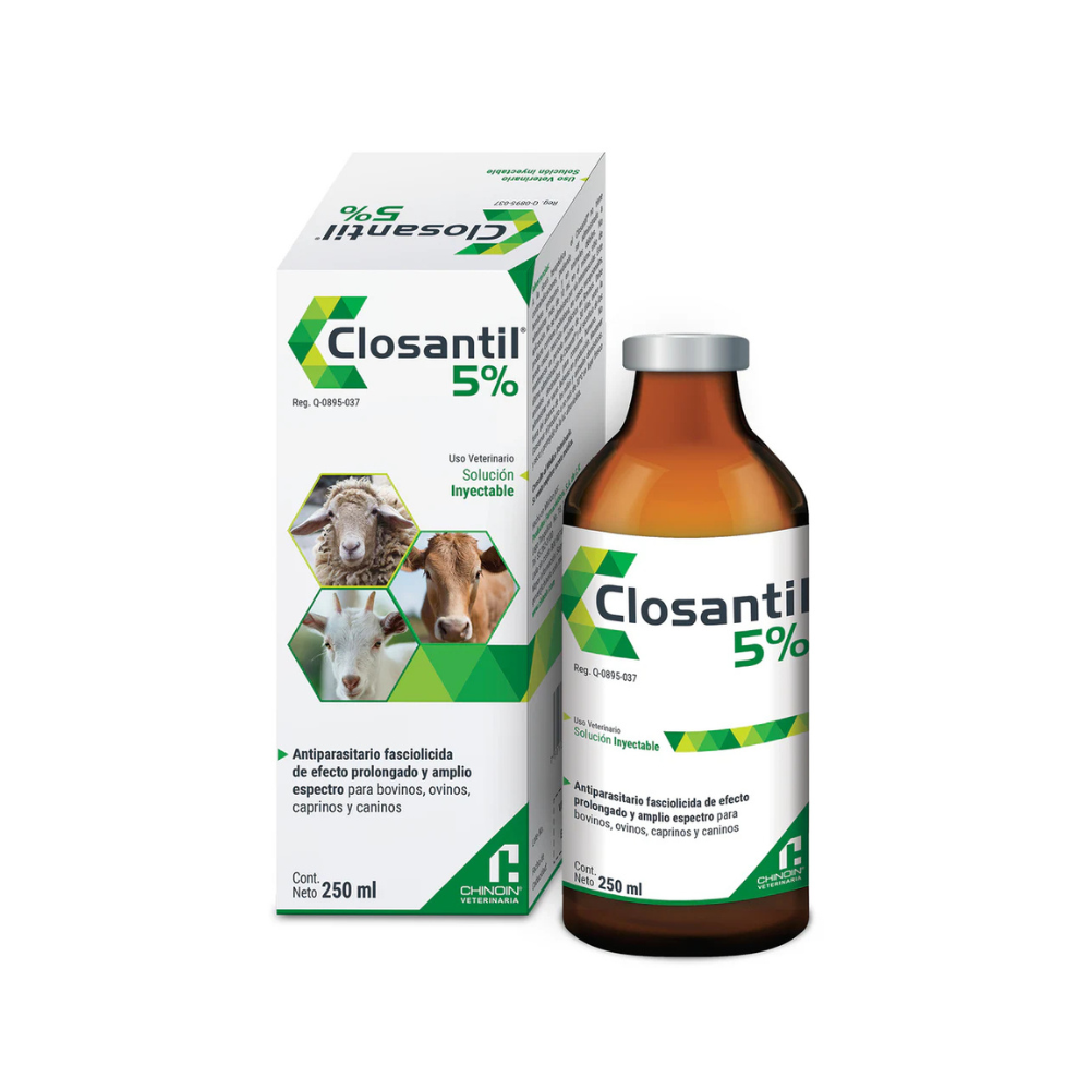 Chinoin Closantil Iny. 5% 250 Ml