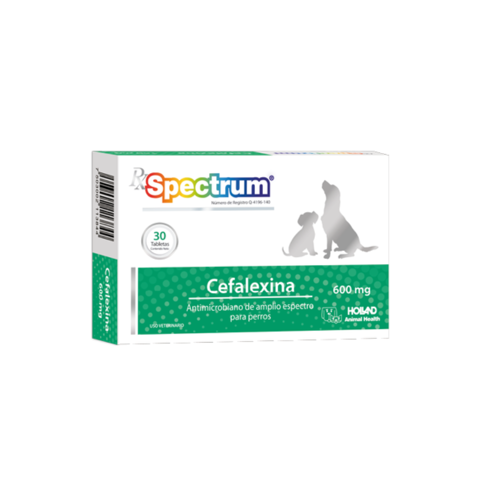 Holland Rx Spectrum Cefalexina 600Mg 30Tab