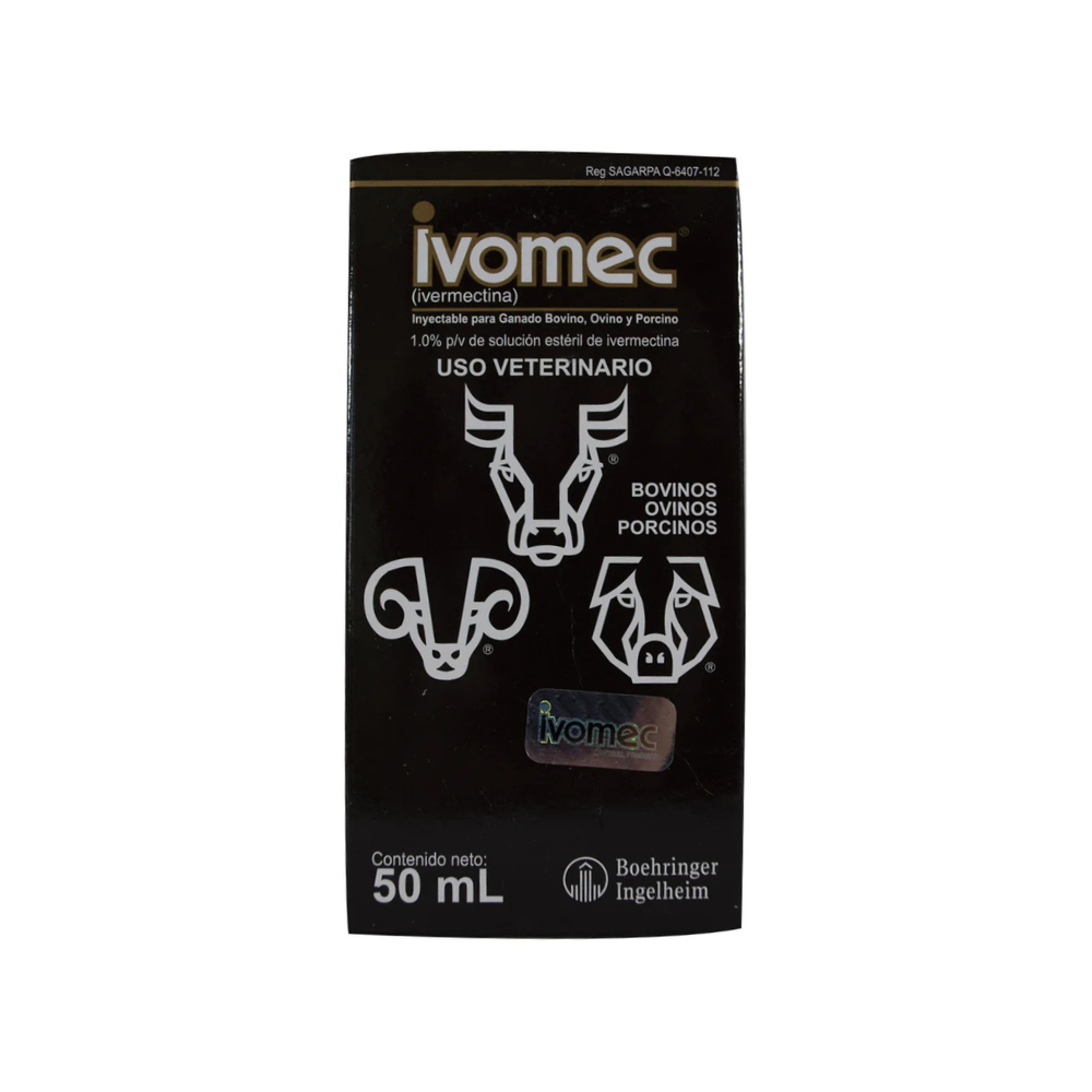 Boehringer Ivomec 1% Inyectable 50 Ml
