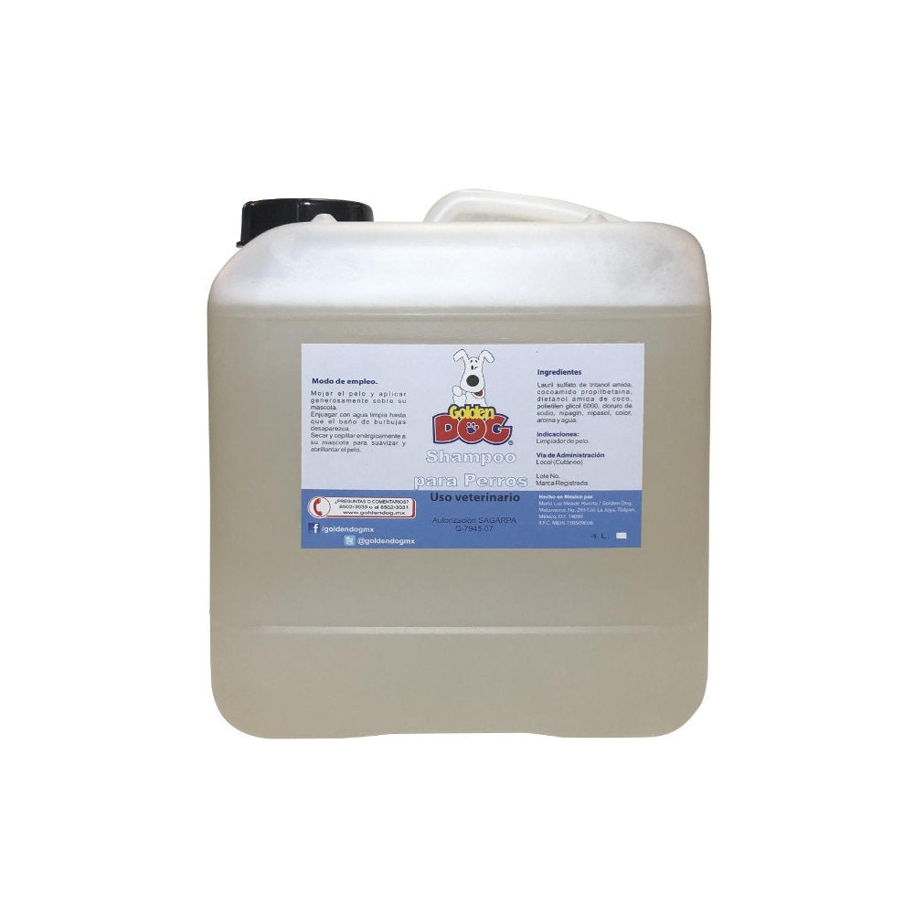 GOLDEN DOG SHAMPOO MENTA 4 LT
