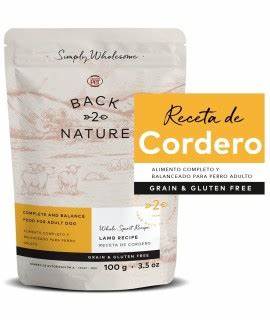 BACK 2 NATURE PERRO ADULTO SABOR CORDERO POUCH 100 G