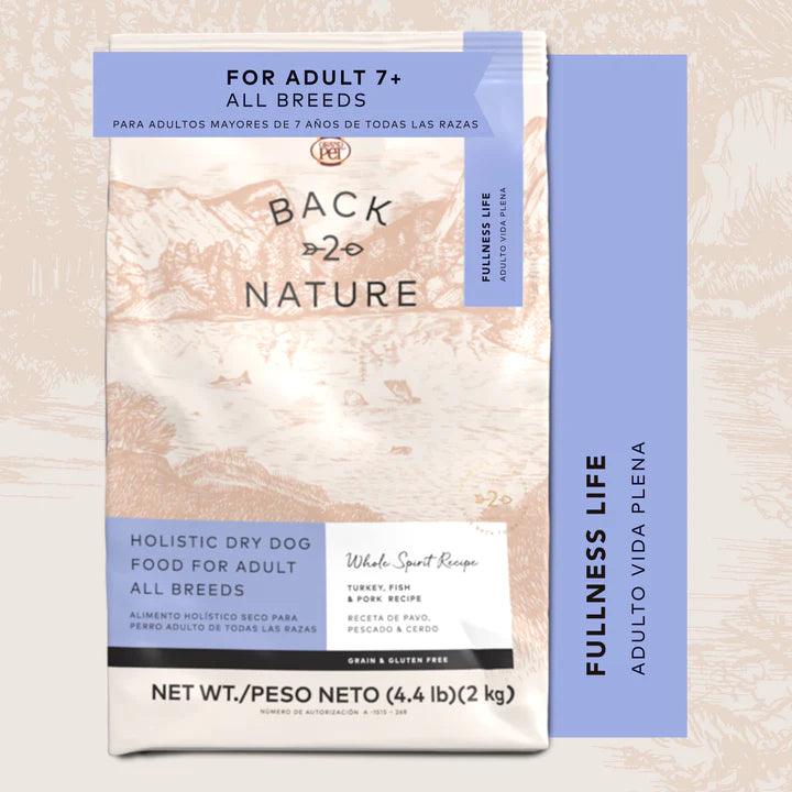 Grandpet Back 2 Nature Adulto +7 Vida Plena 2Kg