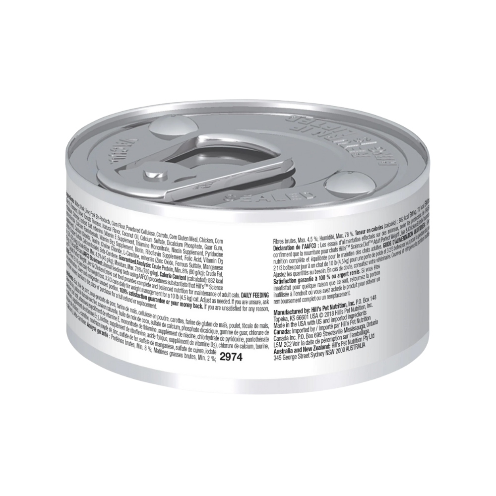 Hills Perfect Weight Lata Gato 85 G 24 Pz