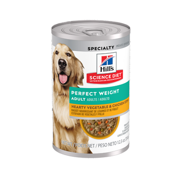 Hills Perfect Weight Lata Perro 12.5Oz 12 Pz