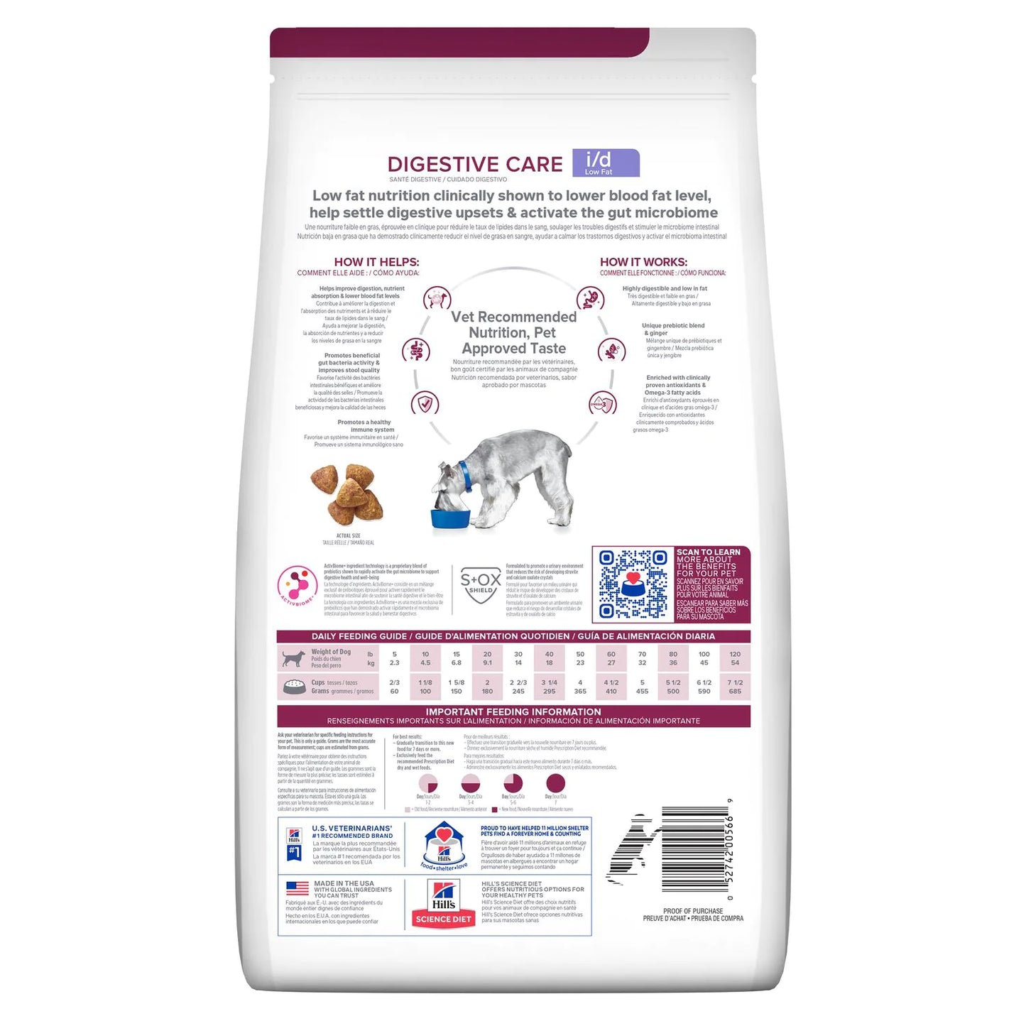 Hills I/D Low Fat Perro 3.9 Kg