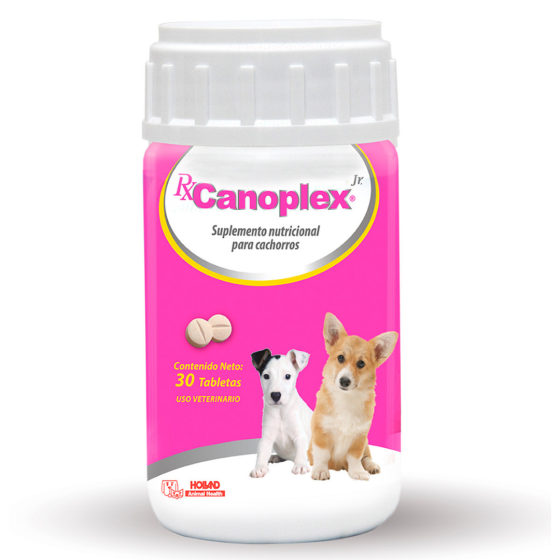 HOLLAND CANOPLEX JR. SUPLEMENTO CACHORROS 30 TABS.
