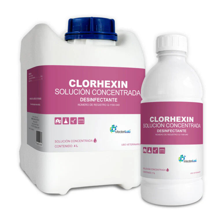 Mederilab Clorhexin Solucion Concentrada Desinfectante 1L
