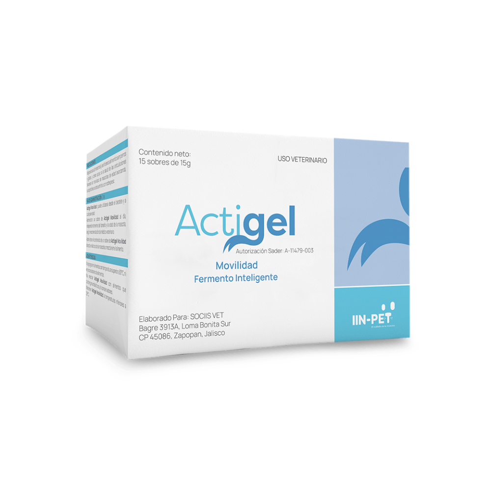 Inn Pet Actigel Movilidad Fermento Inteligente 15 Sobres