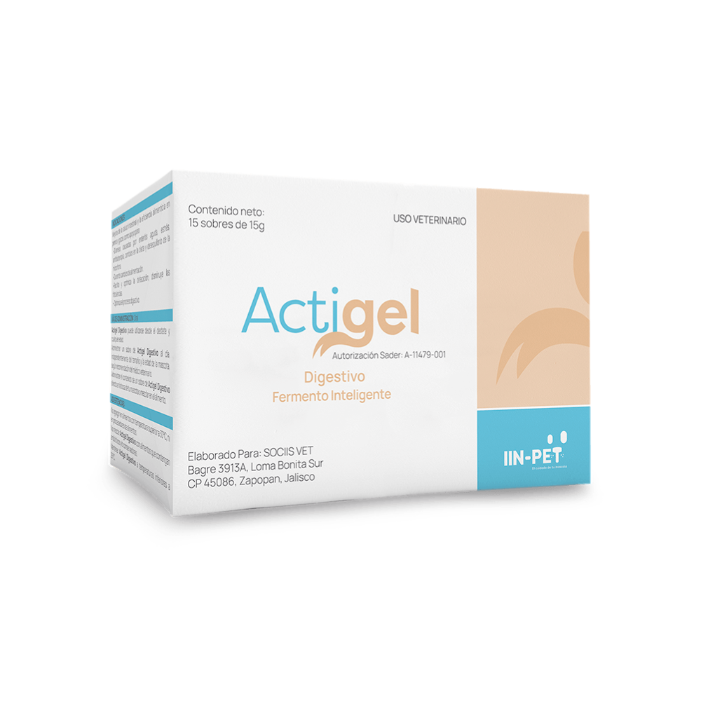 Inn Pet Actigel Digestivo Fermento Inteligente 15 Sobres