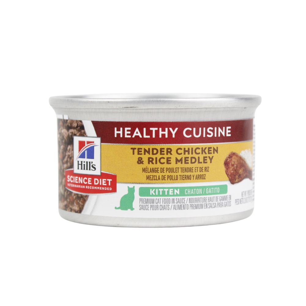 Hills Healthy Cuisine Roasted Chicken Kitten 80 G