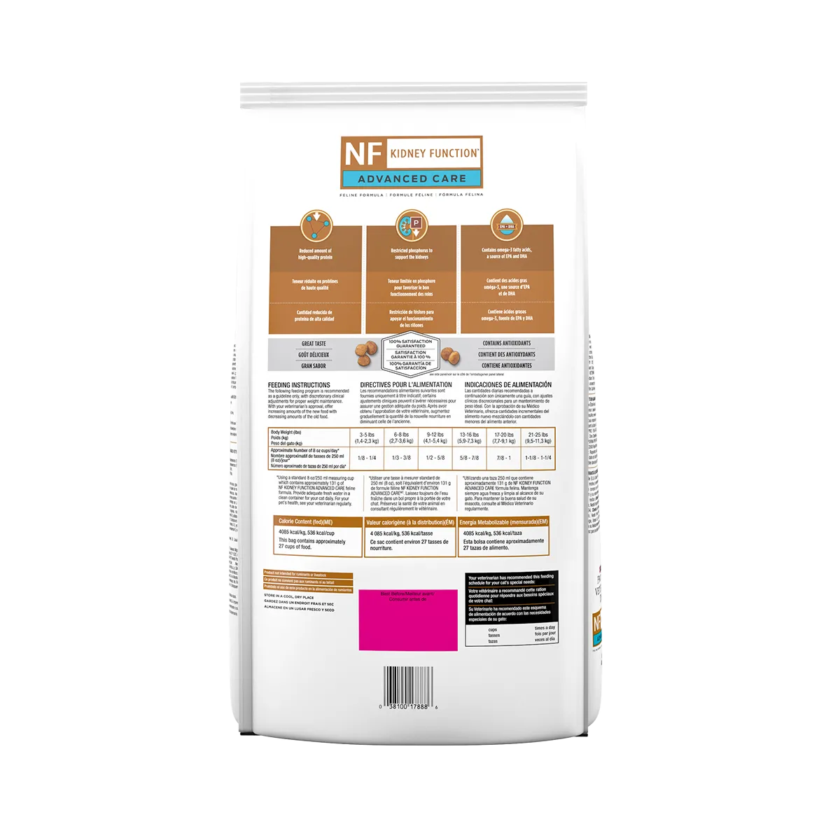 PROPLAN PPVD Feline NF Renal Advance Care 3.62kg