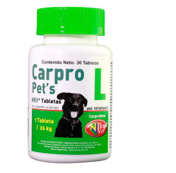 Norvet Carpro Pets  L 115 Mg/30TAB