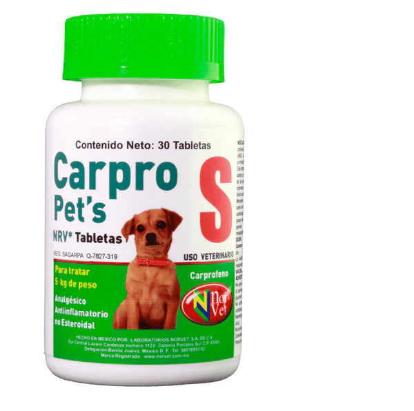 Norvet Carpro Pets S 22Mg/30TAB