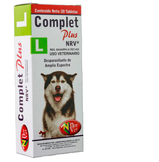 Norvet Complet Plus L Nrv 20Tab