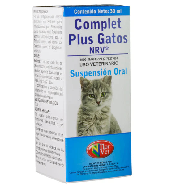 Norvet Complet Plus Gatos 30 Ml