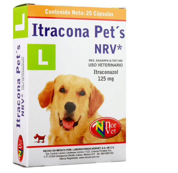 Norvet Itracona Pets L 125Mg 20tab