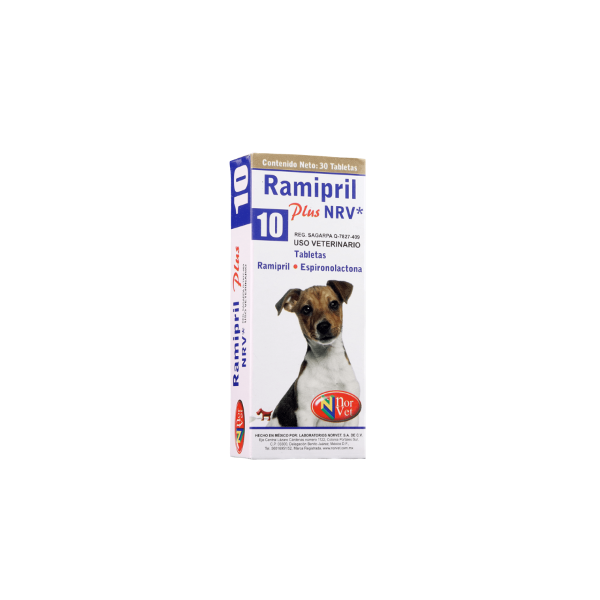 Norvet Ramipril Plus 10 (Ramipril 1Mg, Espironolactona 20Mg) 30Tab