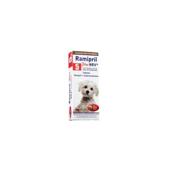 Norvet Ramipril Plus 5 (Ramipril 0.5Mg/ Espironolacto 10Mg)