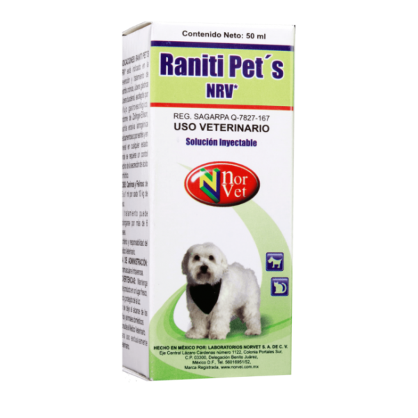 Norvet Raniti Pets 50Ml Solucion Inyectable