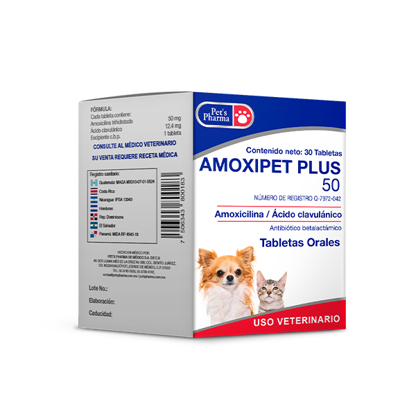Pets Pharma Amoxipet Plus 50 30Tabs
