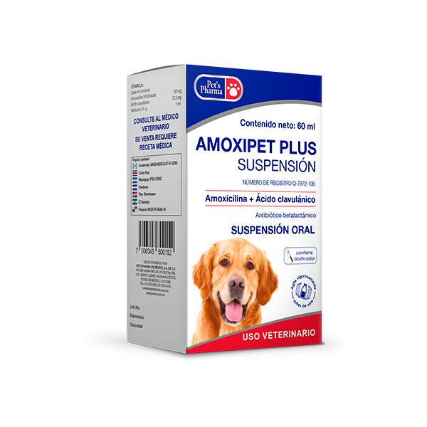 Pets Pharma Amoxipet Plus Suspensión Oral 60 Ml