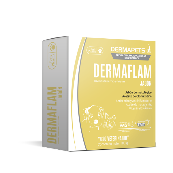 Pets Pharma Dermaflam Jabon 100 G