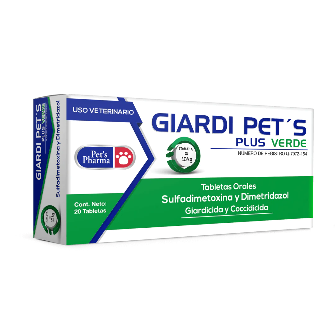 Pets Pharma Giardi Pets Plus Verde 20 Tab
