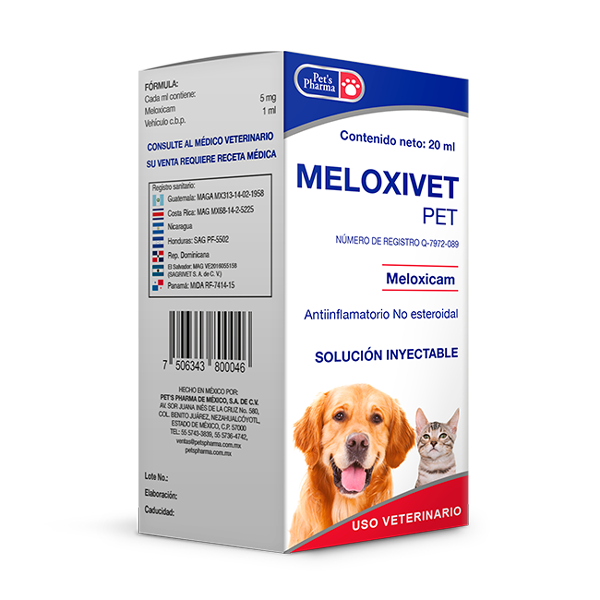 Pets Pharma Meloxivet Inyectable 5Mg 20 Ml
