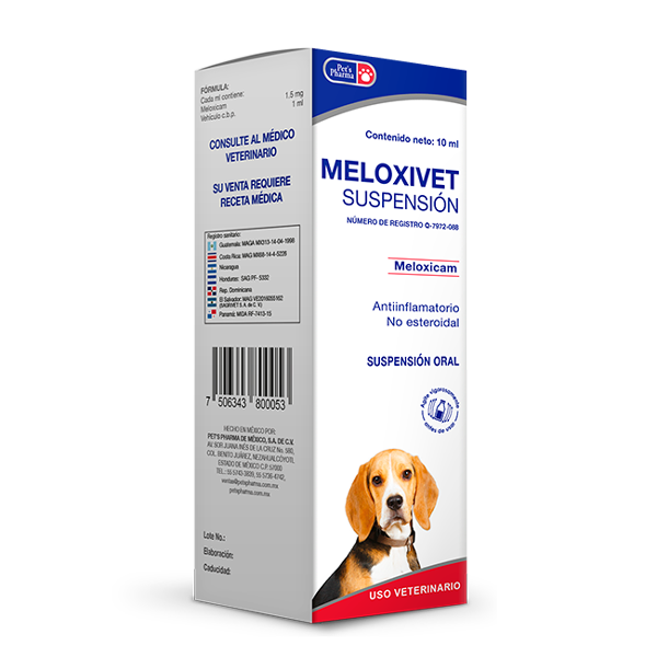 Pets Pharma Meloxivet Suspensión Oral 1.5Mg 10 Ml